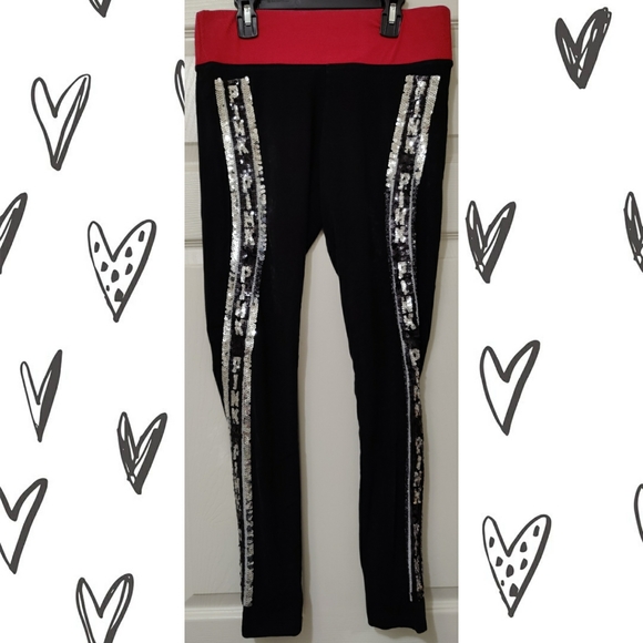 PINK Victoria's Secret Pants - 💖PINK Victoria's Secret Sequin Yoga Pants💖